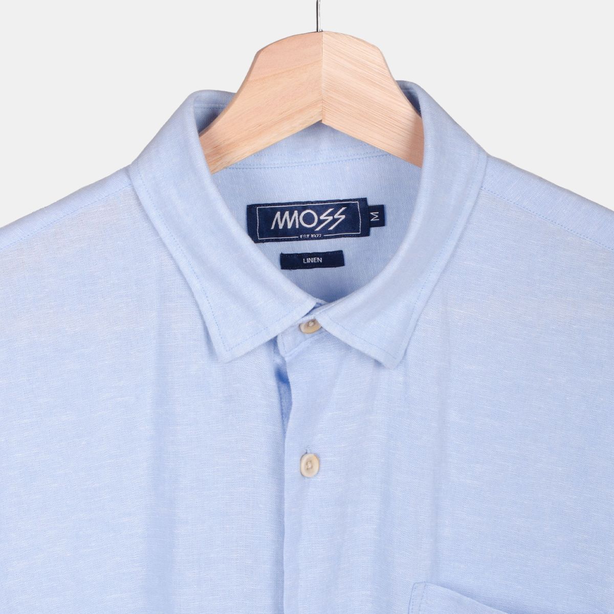 MOSS - Camisa Lino Manga Corta