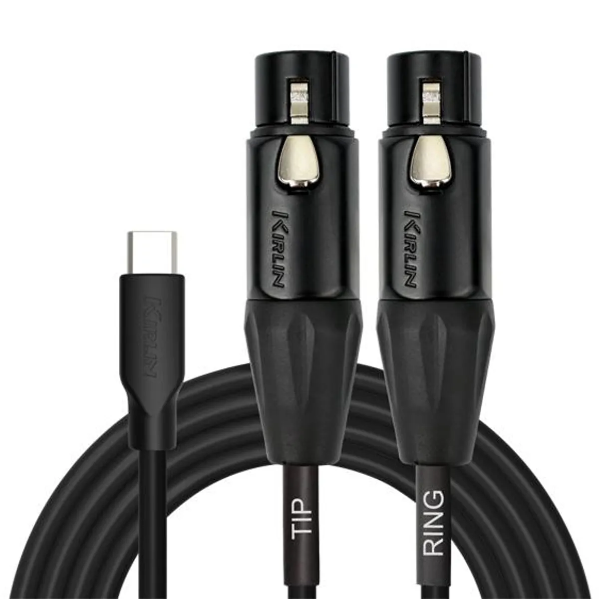 KIRLIN - Cable USB-C a 2 XLR Hembra 2M UY-C-391XE-2 Kirlin