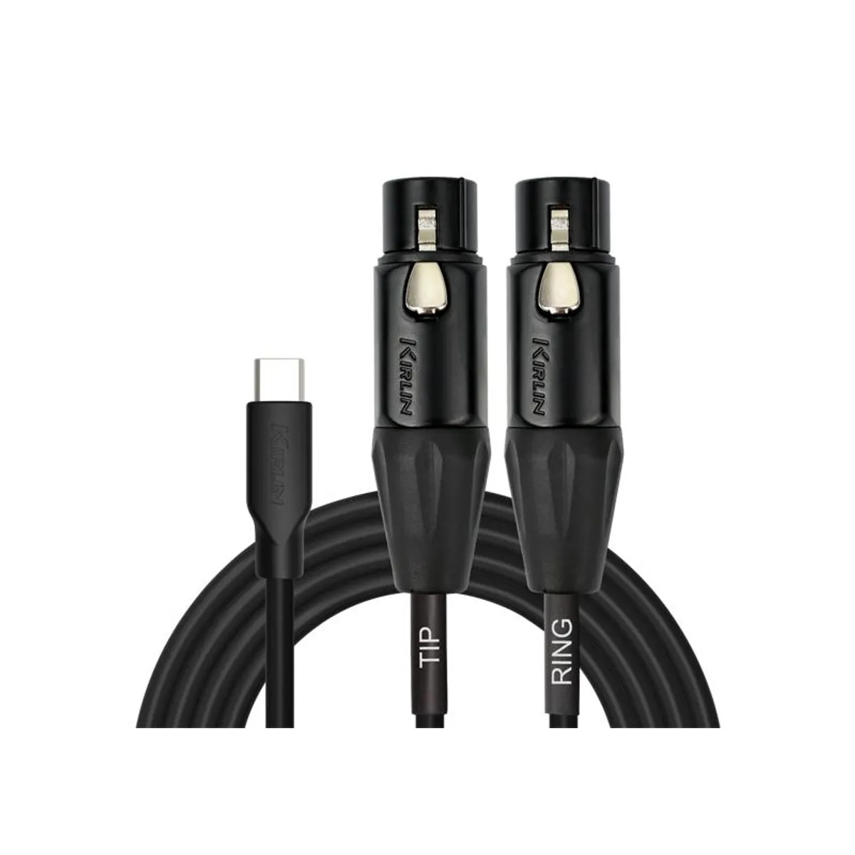 KIRLIN - Cable USB-C a 2 XLR Hembra 2M UY-C-391XE-2 Kirlin
