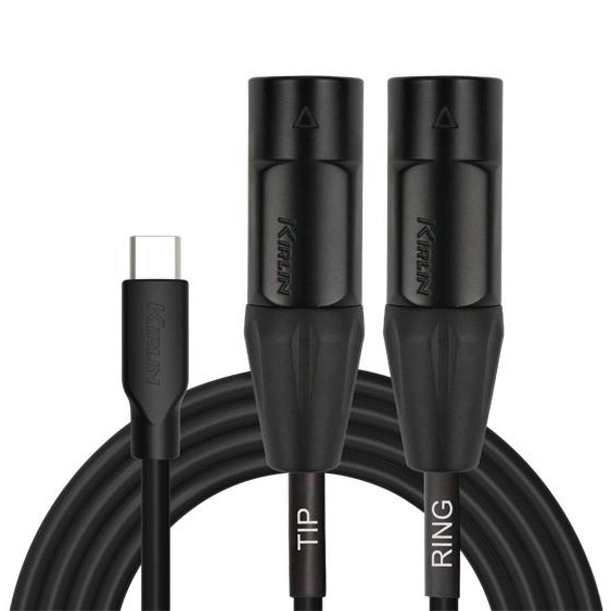 KIRLIN - Cable USB-C a 2 XLR Macho 2M UY-C-390XE-2 Kirlin