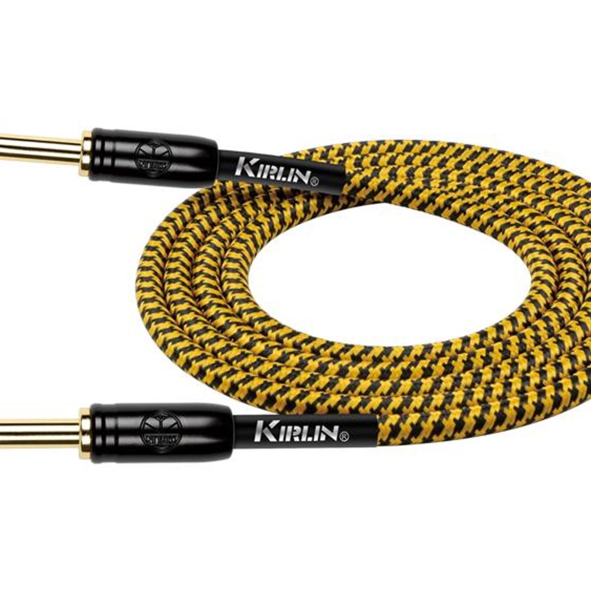 KIRLIN - Cable Instrumento Estandar 6M Amarillo IW-241BCG-6-GOB