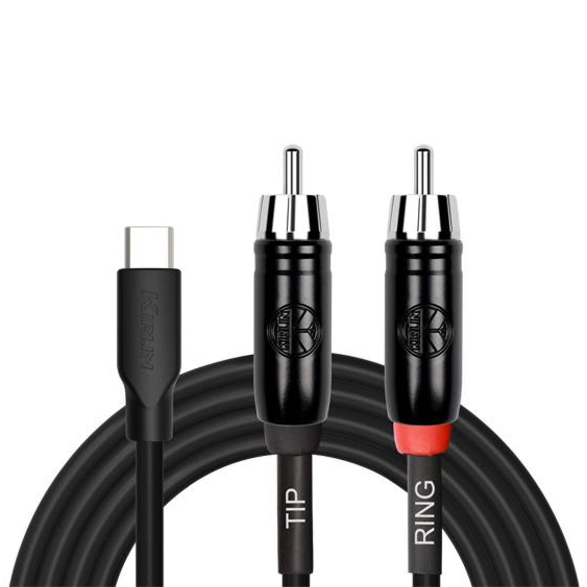 KIRLIN - Cable USB-C a RCA 2M UY-C-394B-2 Kirlin
