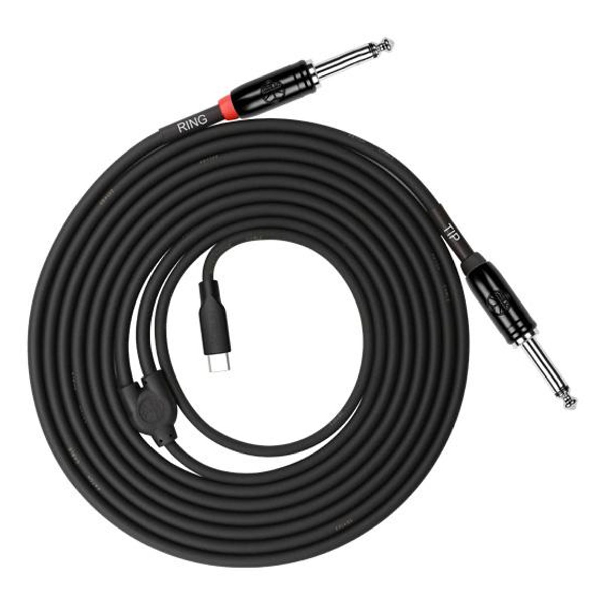 KIRLIN - Cable USB-C a 2 Plug 45748 Mono 2M UY-C-392B-2 Kirlin