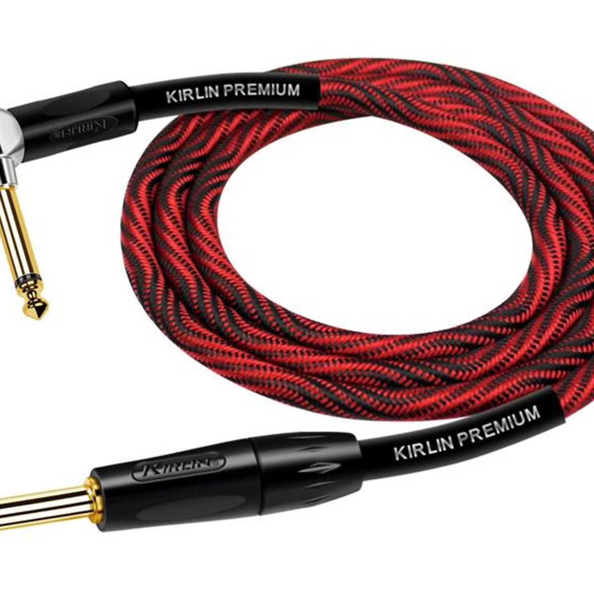 KIRLIN - Cable Instrumento Premium 6M Rojo IWB-202BFGL-6-WBR Kirlin