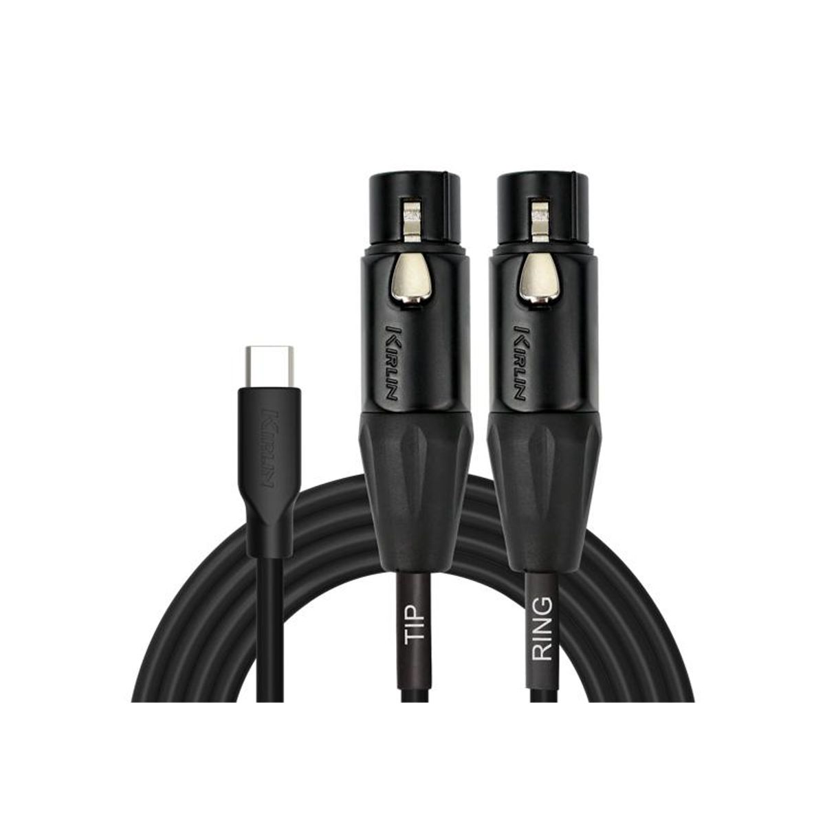 KIRLIN - Cable USB-C a 2 XLR Hembra 3M UY-C-391XE-3 Kirlin