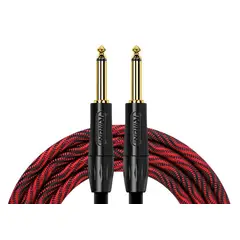 KIRLIN - Cable Instrumento Premium 3M Rojo IWB-201BF-3-WBR