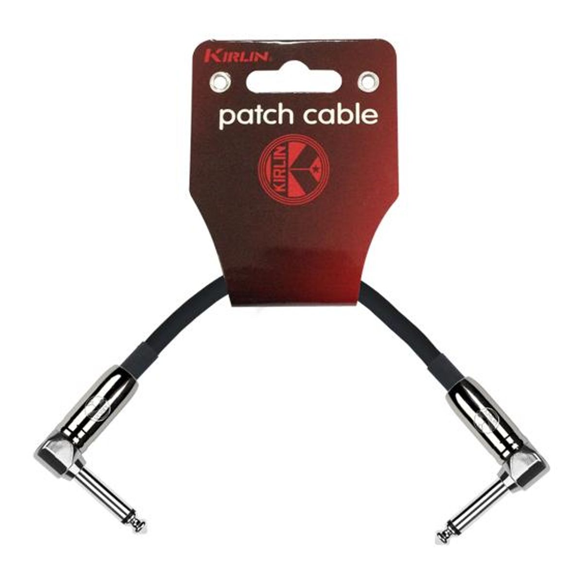 KIRLIN - Patch Cable Pedal 0,3M Ángulo IPCC-203PN-0,3M Kirlin