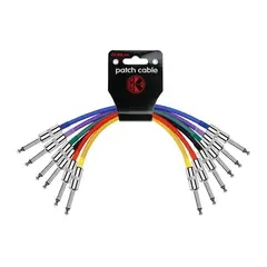 KIRLIN - Pack 6 Cable patch 0,15M Ipv6-241-0,15