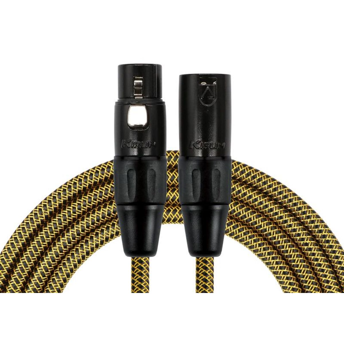 KIRLIN - Cable microfono estandar XLR 3M Amarillo MWC-270PB-3-BYA