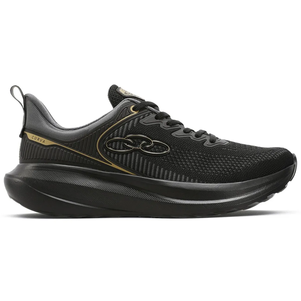 OLYMPIKUS - Zapatilla Hombre Curva Negro