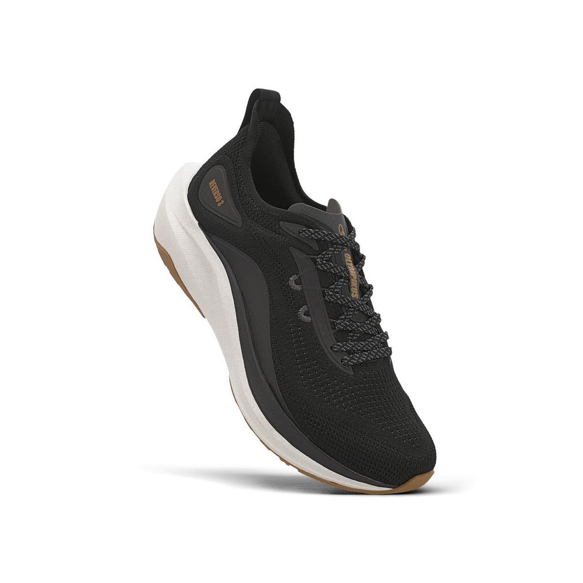 OLYMPIKUS - Zapatilla Running Hombre Reverso 3 Negro