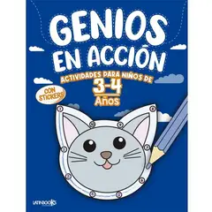 ANTARTICA LIBROS - Genios En Accion Actividades Para Niños De 3-4 Años