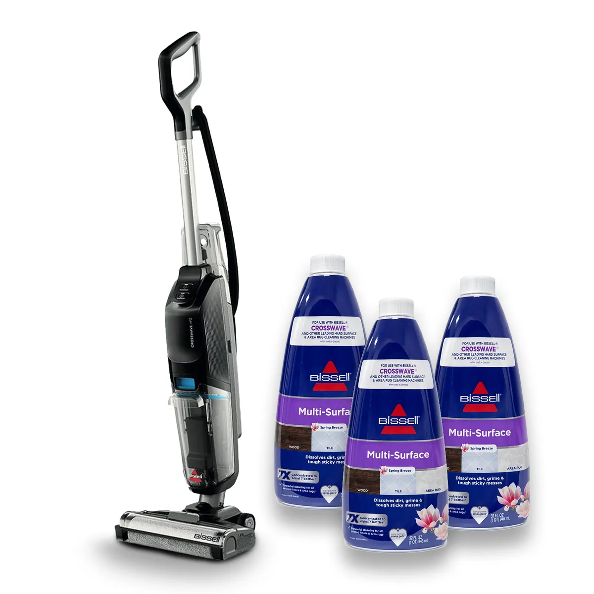 BISSELL - Lavadora de pisos Crosswave HF2 + 3 Detergente