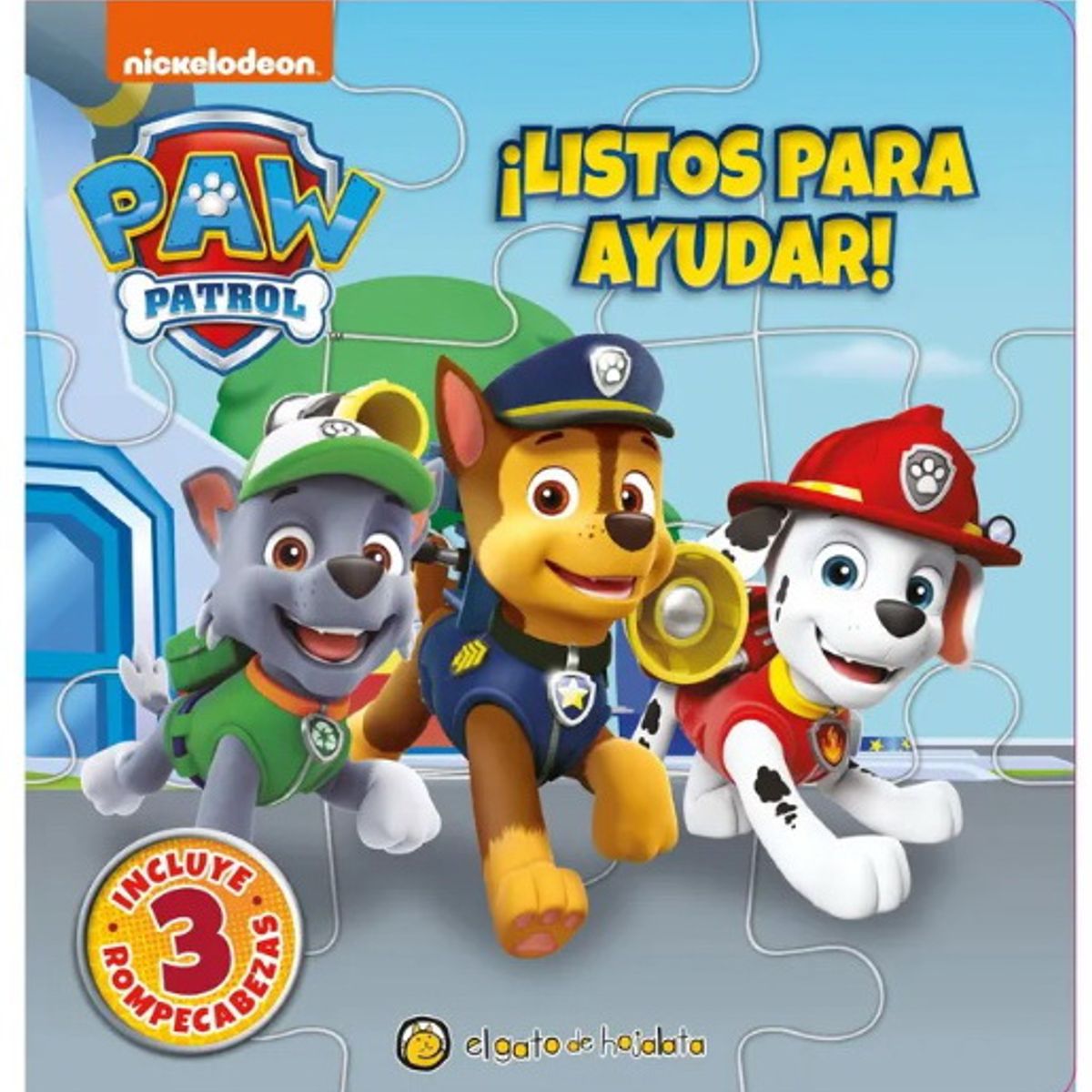 ANTARTICA LIBROS - Paw Patrol ¡Listos Para Ayudar Con Rompecabezas