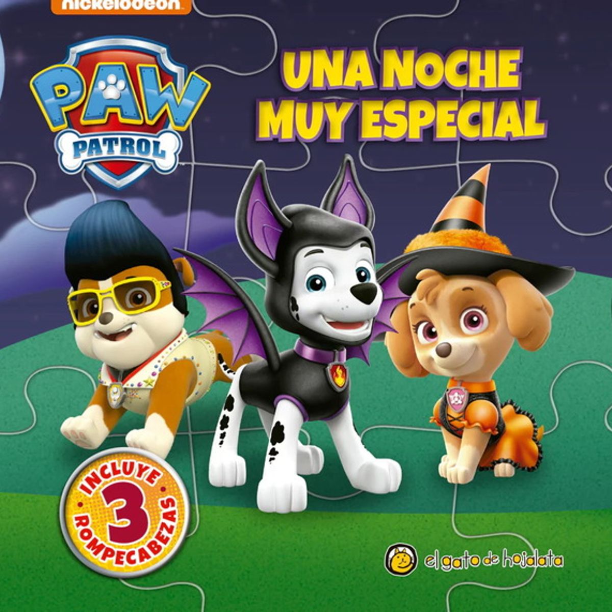 ANTARTICA LIBROS - Paw Patrol Una Noche Muy Especial Con Rompecabezas