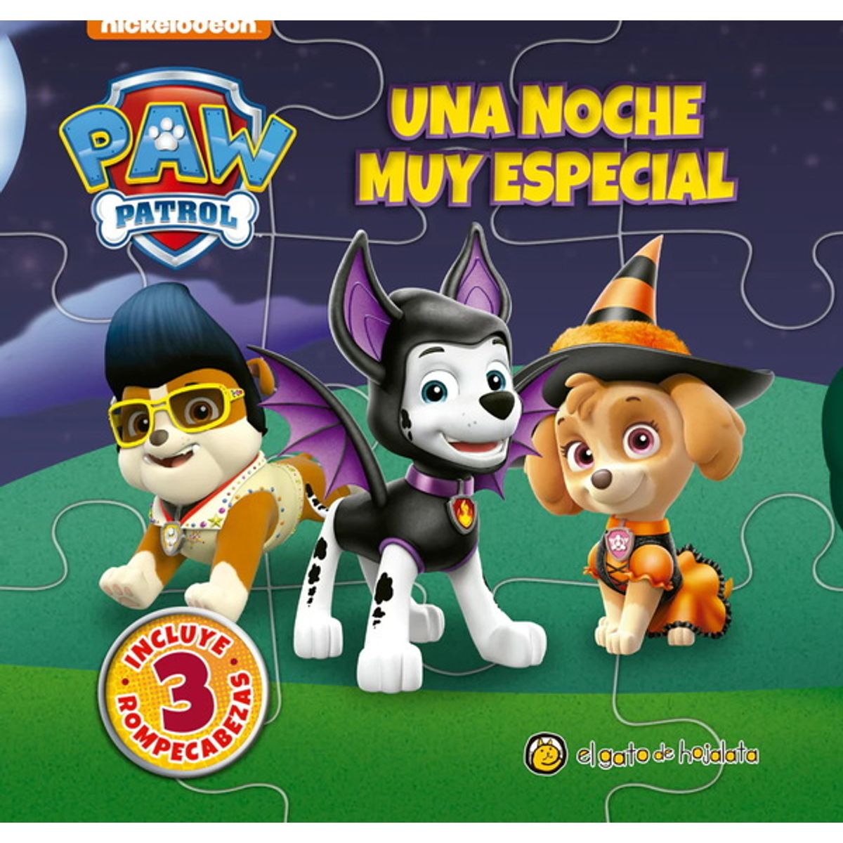 ANTARTICA LIBROS - Paw Patrol Una Noche Muy Especial Con Rompecabezas