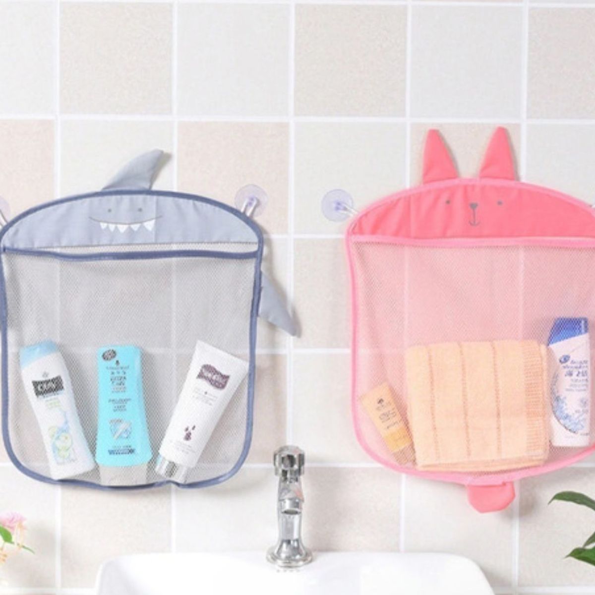 GENERICO - Bolsa Malla Organizadora Guardar Juguetes Baño Tina Bebé