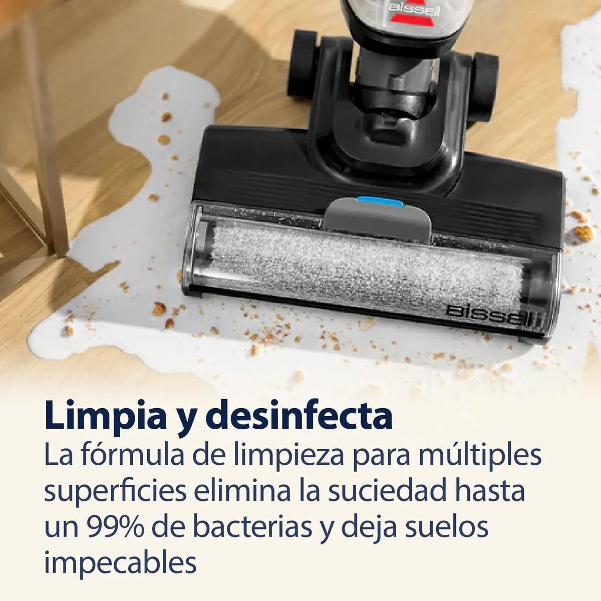 BISSELL - Lavadora de pisos Crosswave HF2 + 1 Rodillo + 1 Detergente