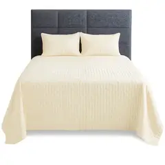 WAKESHOME - Cubrecama Premium VeranoOtoño King Ultra Suave y Liviano