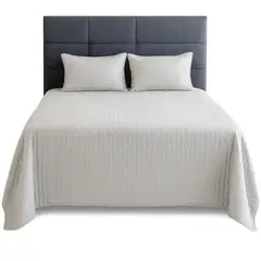 WAKESHOME - Cubrecama Premium VeranoOtoño King Ultra Suave y Liviano