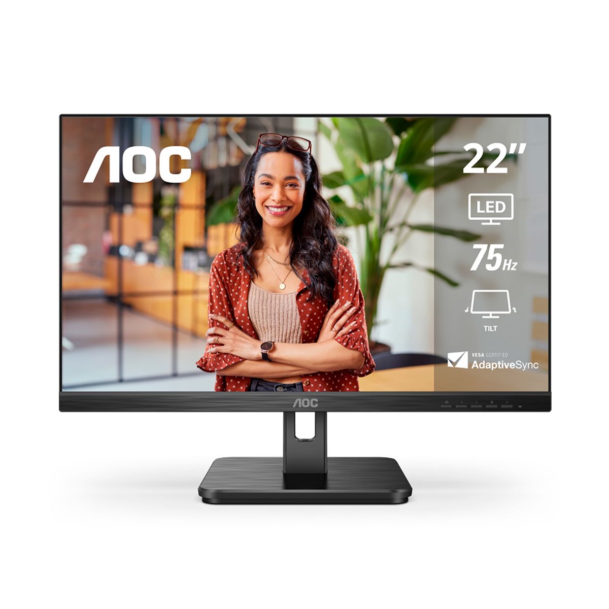 AOC - Monitor 22 AOC 22E2HM VA Full HD 75Hz