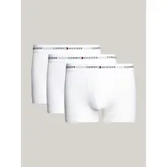 TOMMY HILFIGER - Pack De 3 Calzoncillos Trunk Essential Blanco