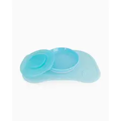 TWISTSHAKE - Individual ClickMat Mini + Plato - Azul Pastel