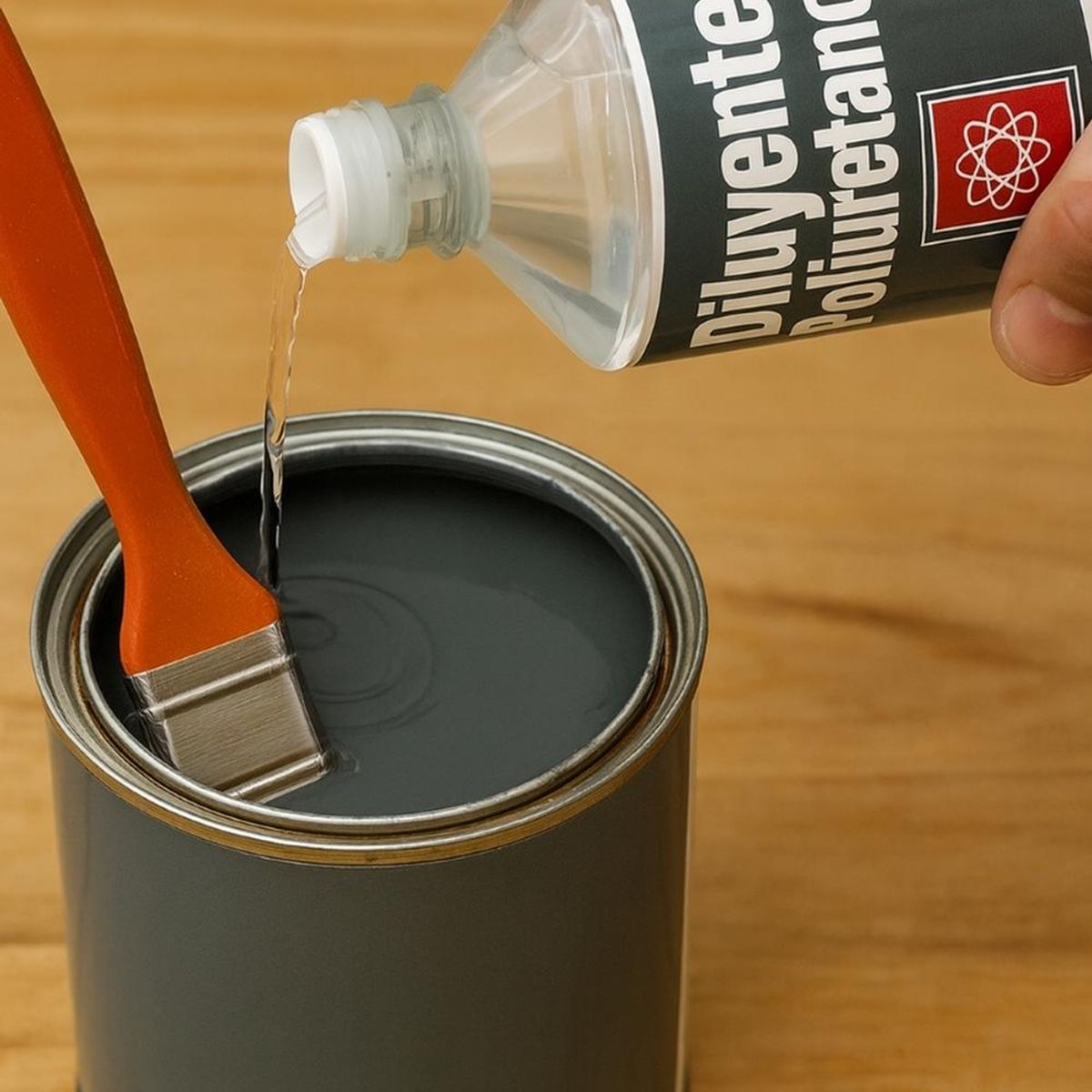 QUIMICA UNIVERSAL - Diluyente Poliuretano Botella 1 Litro Quimica Universal