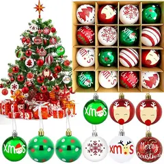 GENERICO - Set de Adornos Navideños de 16 Piezas