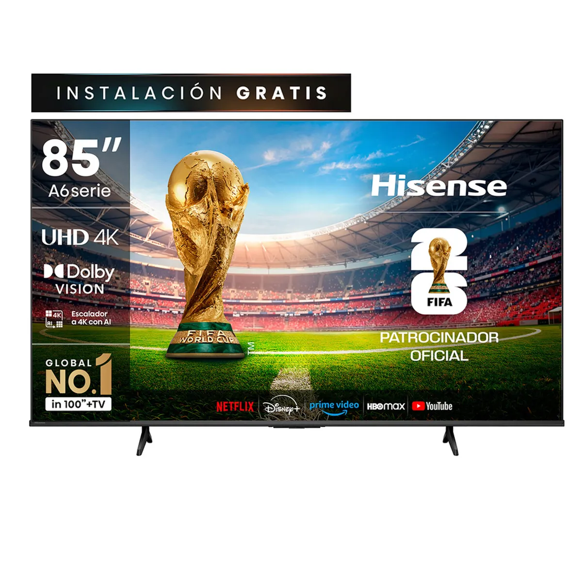 HISENSE - SMART TV LED 85 85A6NV 4K