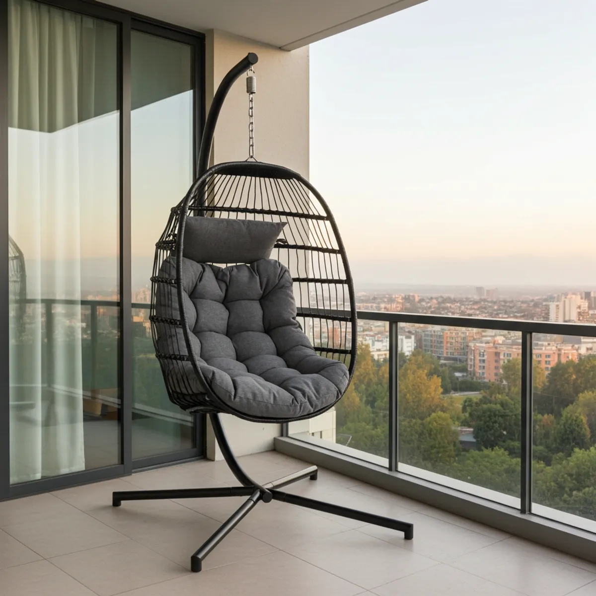 MODRA - Silla Colgante con Cojin Oulu