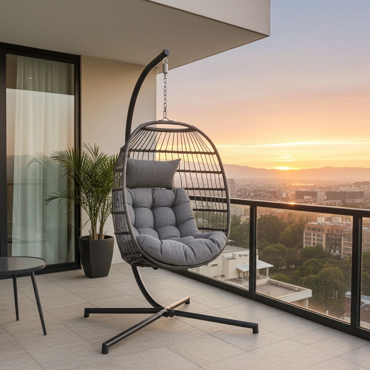 MODRA - Silla Colgante con Cojin Oulu
