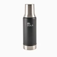 Termo Mate ZOLA 1L Capacidad 1000 mL Diseño Liso NEGRO