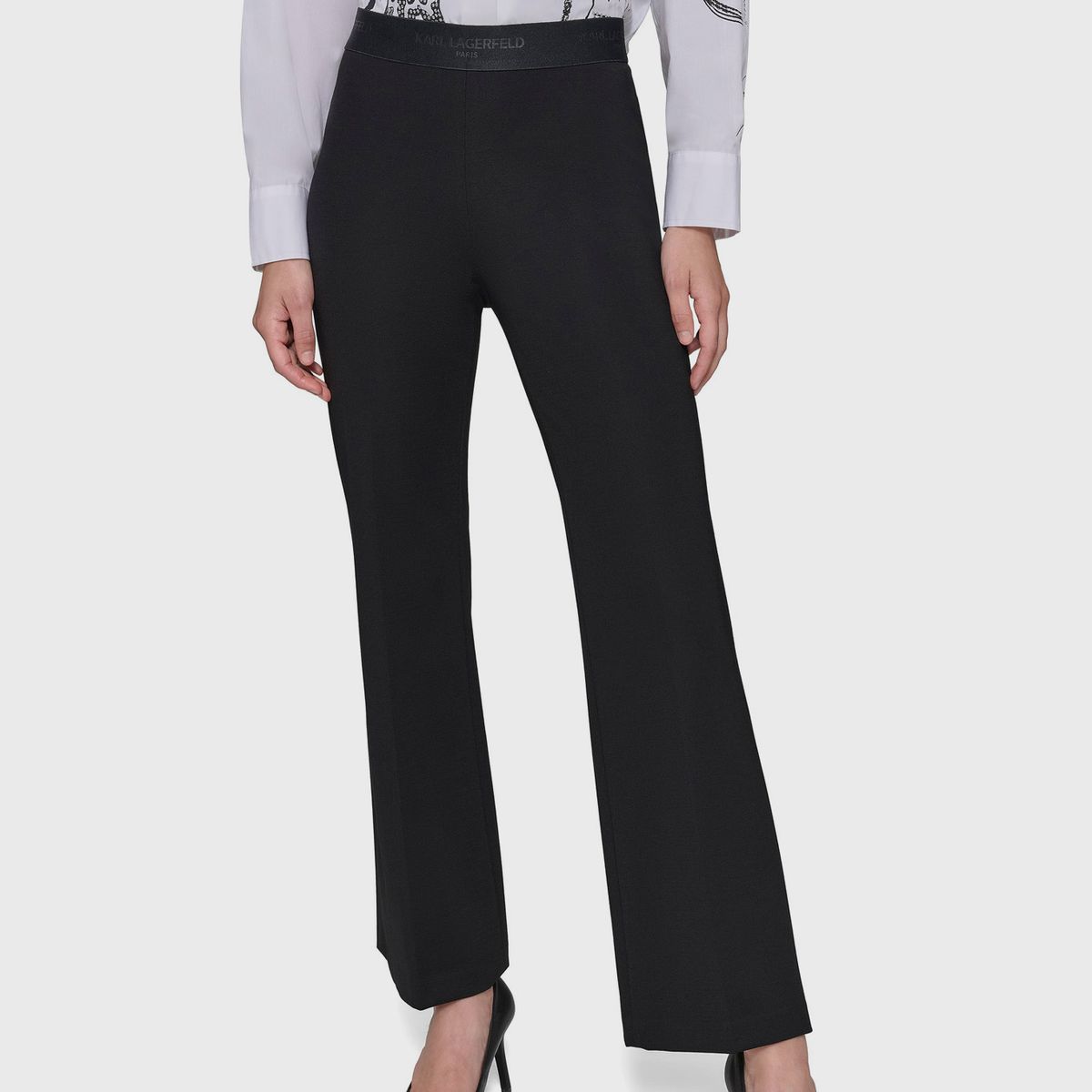 KARL LAGERFELD - Pantalón bootleg