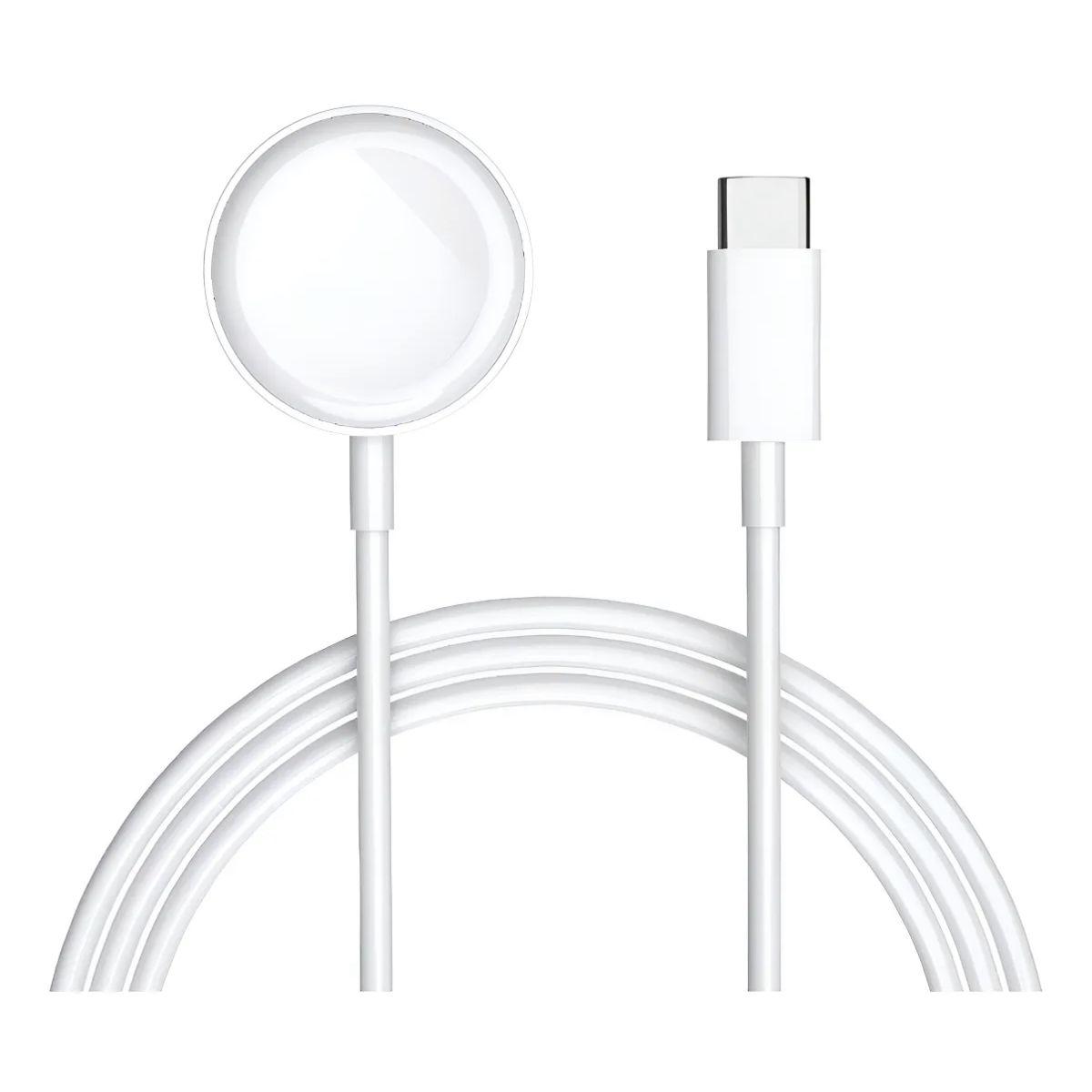 GENERICO - Cargador Para Apple Watch Magnético Usb C Series 10976se Accesorios Apple Watch Tipo C Blanco