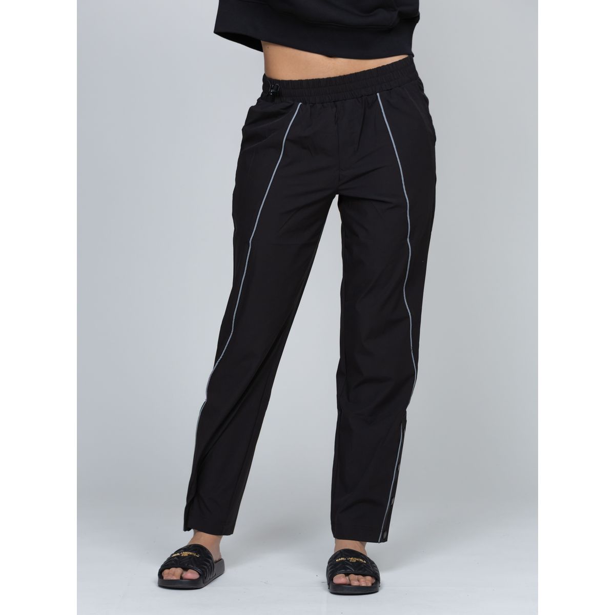 KARL LAGERFELD - Pantalón deportivo de nailon