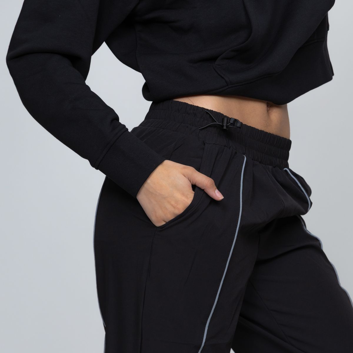 KARL LAGERFELD - Pantalón deportivo de nailon