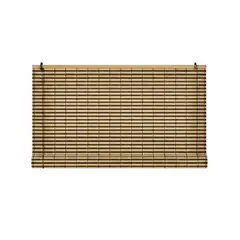 GUIZA - Cortina Roller Bambu Persiana Enrollable 90 X 180 Cafe Rayas