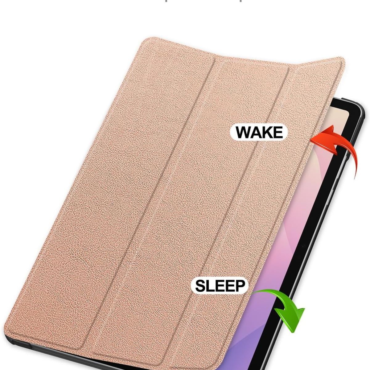 GENERICO - Funda Inteligente Para Samsung Galaxy Tab S11 11 Rosa Gold