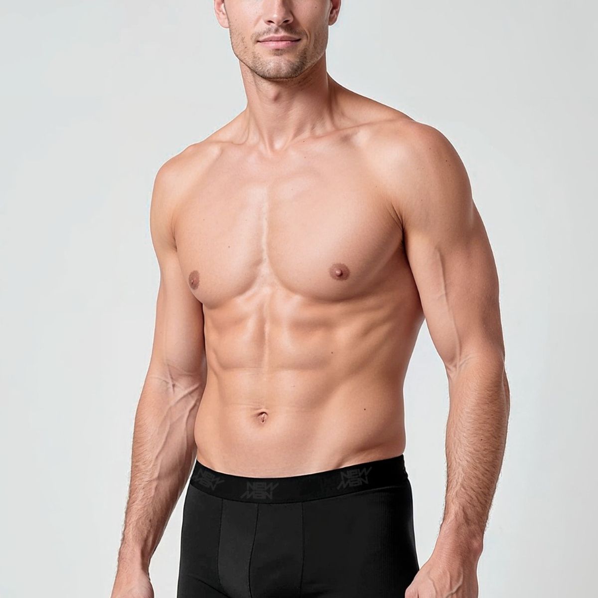 NEW MAN - Boxer Tri Pack Newman Casual Negro New Man