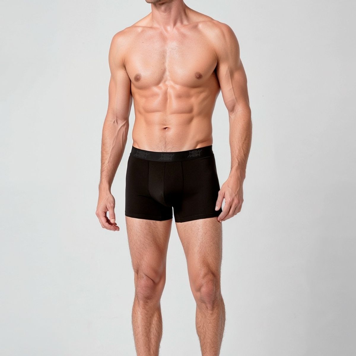 NEW MAN - Boxer Tri Pack Newman Casual Negro New Man