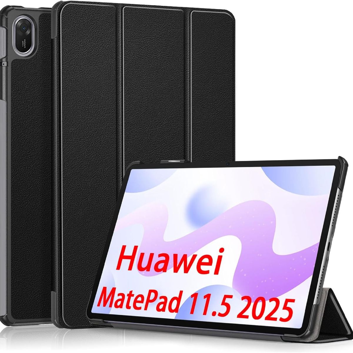 GENERICO - Funda Inteligente Para Huawei Matepad 11.5 (2025) Negro