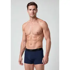 NEW MAN - Boxer Tri Pack Newman Casual Azul
