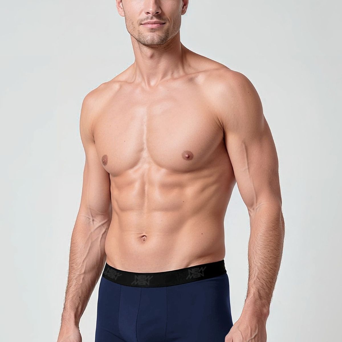 NEW MAN - Boxer Tri Pack Newman Casual Azul New Man