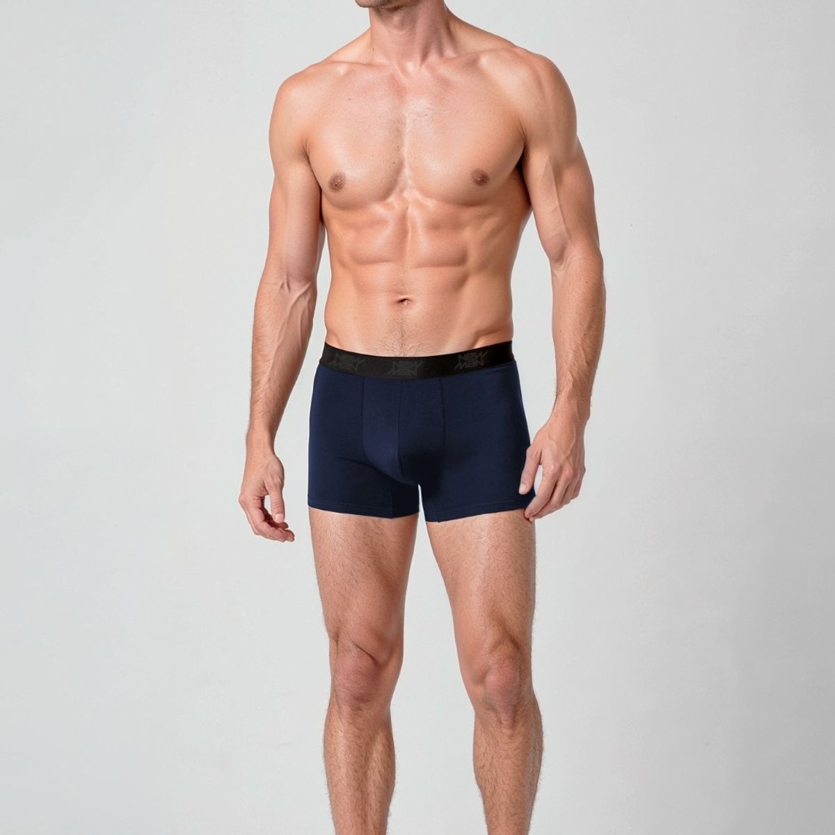 NEW MAN - Boxer Tri Pack Newman Casual Azul New Man