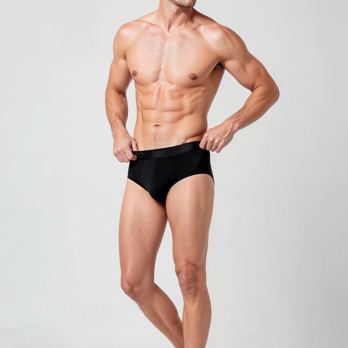 NEW MAN - Slip Tri Pack Newman Casual Negro New Man