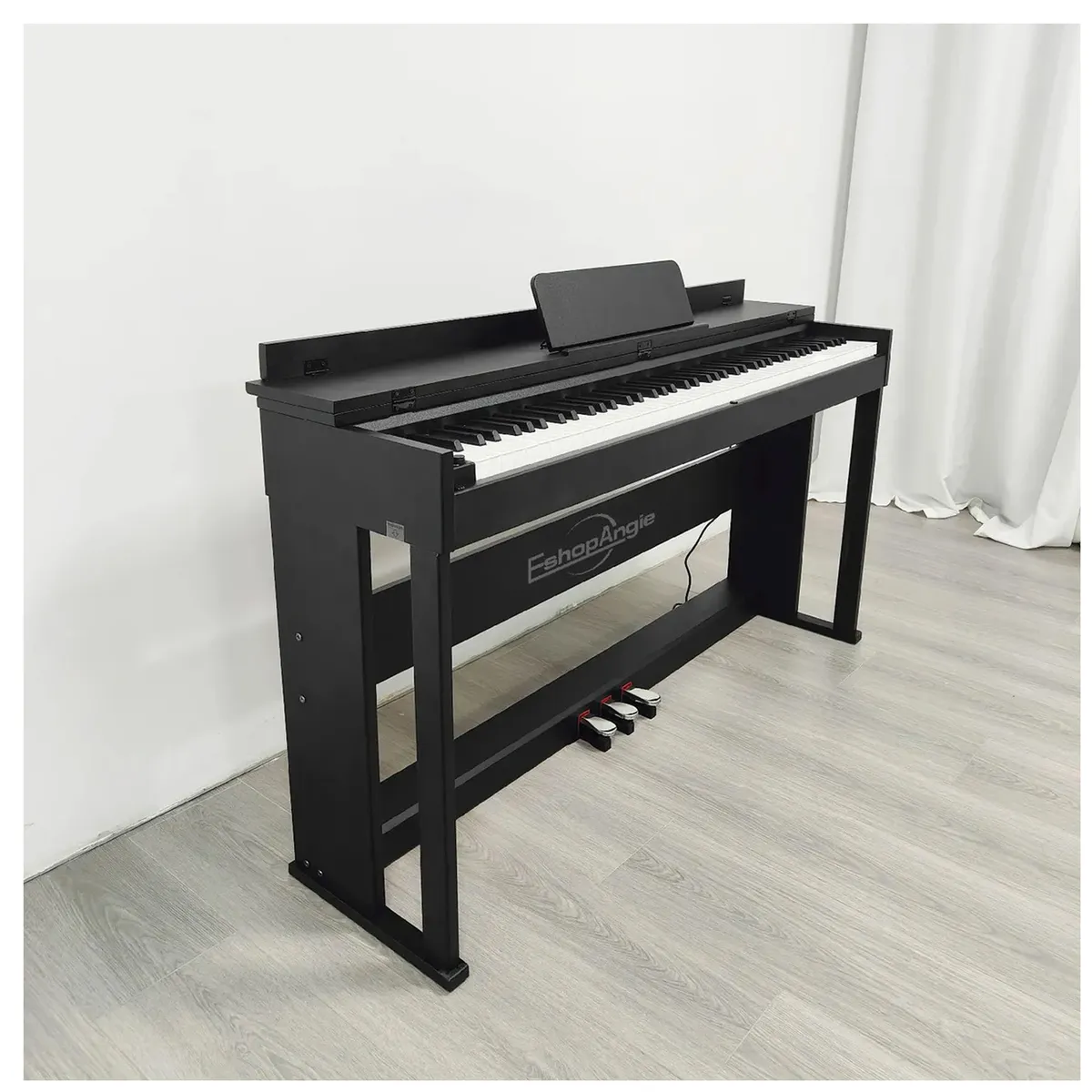 ESHOPANGIE - Piano Digital Y13 Con Terminación Negro 88 Teclas