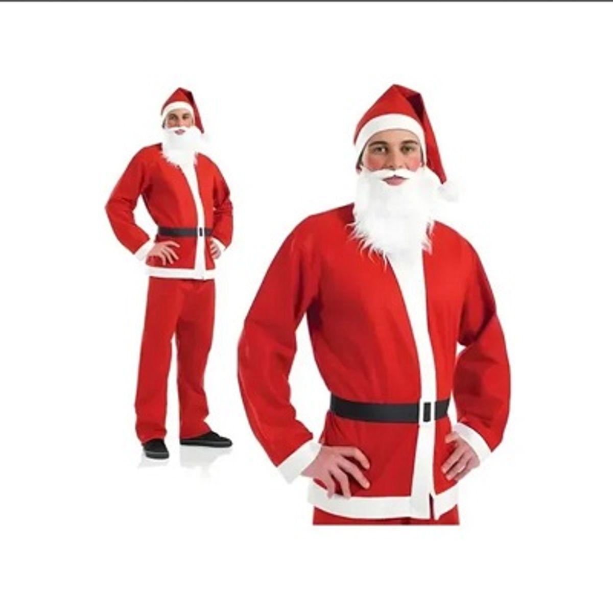 GENERICO - Disfraz Traje Viejito Pascuero Adulto