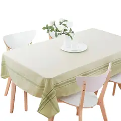 DORAL - Mantel Linenlook 150×210 cm Verde Lineal