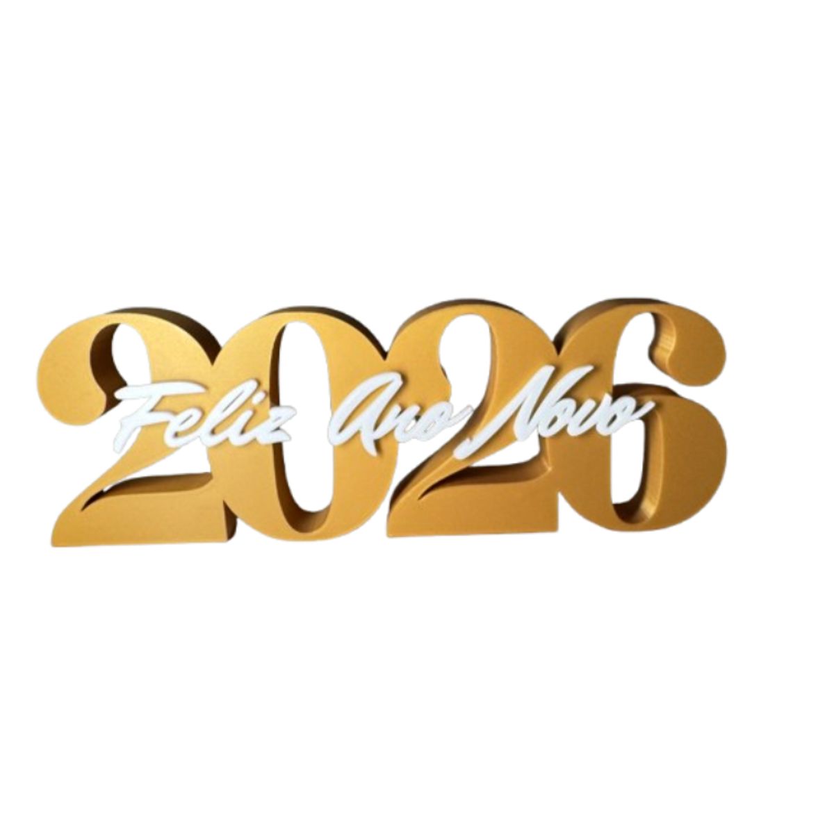GENERICO - Feliz Año Nuevo 2026 - Placa Decorativa
